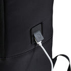 CHAMPS Onyx Tech Backpack - Black-Adjustable air-mesh shoulder straps