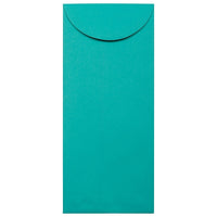JAM Paper #14 Policy Envelopes, 5 x 11.5, Brite Hue Sea Blue Recycled, 100 Pack (3156406g)-Sea blue