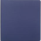 Staples® – Reliure standard avec porte-étiquette et anneaux en D, 2 po, bleu-Anneaux sans interstice permettant de facilement tourner les pages 