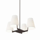 Modway Mercer 4-Light Pendant Light - White/Bronze-Lightbulbs Not Included