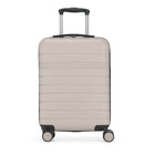 Bugatti Lisbon Carry-on Hardside Luggage - Latte-Made from a durable blend of ABS and polycarbonate composite