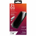 ZAGG - Protection d'écran avec filtre de confidentialité 2-Way en verre Elite InvisibleShield pour iPhone 17 Pro Max-Écran propre et sans taches : le traitement de surface ClearPrint  disperse l'huile du bout de vos doigts, rendant les traces de doigts presque invisibles lorsque votre écran est allumé