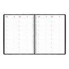 Brownline 2027 Weekly Planner - 11" x 8-1/2" - Black-100% post-consumer recycled paper