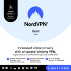 NordVPN Basic VPN Service - 2 Year Subscription [Digital Download]-Defend the whole household. Keep NordVPN active on up to 10 devices at once or secure the entire home network by setting up VPN protection on your router. Compatible with Windows, macOS, iOS, Linux, Android, Amazon Fire TV Stick, web browsers, and other popular platforms.
