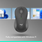 Logitech Signature M550 L Full Size Wireless Mouse - For Large Sized Hands - Graphite-Plastic parts in Signature M550 L include certified post-consumer recycled plastic (Graphite: 66%, Blue: 58%)