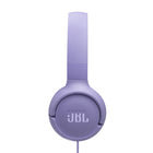 JBL Tune 520C USB-C Hi-Res Wired On-Ear Headphones - Purple-3-button remote with microphone