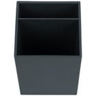 JAM Paper Plastic Pen Holder - Grey-Quantity: Sold Individually | Durable plastic construction allows this product to be a staple of your desk for a long time.