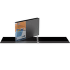 QuickFit Reliure View robuste, 11 po x 17 po, anneaux inclinés en D verrouillables 1 po, noir, paquet de 2-1 po