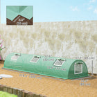Outsunny Portable Mini Greenhouse - 10' x 3' x 2' - Green- Steel frame for a strong core
 