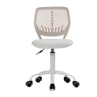 Chaise de Bureau Pivotante en Tissu Beige Homy Casa-Design Ergonomique : Dossier respirant offrant un excellent soutien pour de longues sessions d'étude