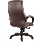 Nicer Interior - fauteuil de direction en cuir véritable à dossier haut-Réglage de la tension avec inclinaison aux genoux