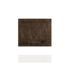 Manhattan Comfort Plaza 64.25" Modern Floating Entertainment Center - Rustic Brown-Wall Mounted Theater Center and Panel for Living Room and Bedroom Use