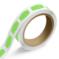 JAM Paper Standard Label Rolls - Marquis Shaped - 1 7/8 x 3 15/32 - Neon Green - 125 Labels/Roll-Colour: Neon Green | Make your mail stand out with colourful shipping address labels.