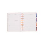 The Happy Planner 2026–2027 Classic Disc Bound Dated Planner - 9-3/4" x 5-5/16" - Dreamy Palms Ivory-Utilizes Happy Planner’s customizable disc-bound system, allowing you to add or remove pages easily
