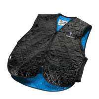 TechNiche HYPERKEWL Evaporative Cooling Sport Vest, Black, XL-Evaporative Cooling Vest, soak in water for 1-2 minutes and enjoy cooling relief and comfort