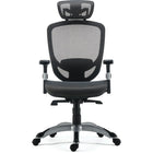 Staples - Fauteuil fonctionnel pivotant ergonomique en mailles Hyken - Gris-FlexFit, une collection par Union & Scale