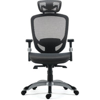 Staples - Fauteuil fonctionnel pivotant ergonomique en mailles Hyken - Gris-FlexFit, une collection par Union & Scale