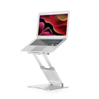 ShoppingAll - Support Ergonomique Réglable en Hauteur pour Ordinateur Portable - Argent - Paquet de 4-Ajustez la hauteur et l'angle (jusqu'à 90 degrés) à votre niveau de visionnement idéal pour soulager la raideur du dos et du cou et améliorer votre posture