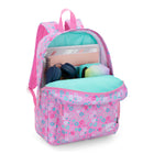 Roots - Sac à dos en tissu recyclé - 22,5 L - Motifs floraux roses-Dimensions: 11,75 po x 4,75 po x 16 po / 30 x 12 x 40,5 cm