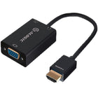 ALOGIC HDMI to VGA Adapter with 3.5mm Audio - 15cm-Connect HDMI Source to a VGA Display