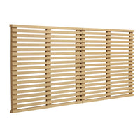 Modway Render Wall Mount King Headboard - Oak-Mid-Century King Headboard