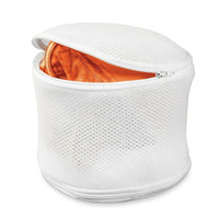 Honey Can Do 4.3" x 6.7" Mesh Fabric 2 Sided Bra Wash Bag, White-White