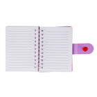 Pep Rally Mini Snap Notebook - 3.07" W x 4.13" H - 44 Sheets - Cherries-Compact size