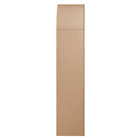 Modway Caleb 4 Arched Display Shelf Bookcase - Tan-Freestanding Design