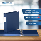 Davis Group Premium Economy Binder - D Ring - 1.5" - Royal Blue - 6 Pack-Ideal for Conferences, Reference, Colleges & Universities