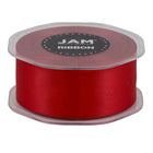 JAM Paper Double Faced Satin Ribbon - 1 1/2" W x 25 yd. - Red-Our decorative ribbon is made from the highest quality double-faced satin, which features a smooth finish!