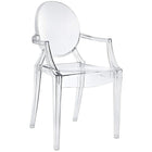 Nicer Furniture - fauteuil fantôme de Louis XVI - transparent - 5 pièces-Célèbre style Louis XVI, Chaise confortable.
