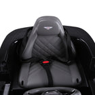 Aosom - voiture électrique radiocommandée 12v bentley licenciée pour enfants, jouet à conduire pour tout-petits cadeau - noir-Appuyez sur le bouton pour avancer/reculer, tourner à gauche/droite 