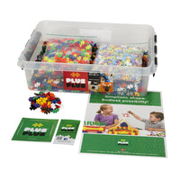 Plus-Plus School Set - Basic, Neon & Pastel Colurs - Set of 3600-Create colorful flat mosaics or work in 3-D to make more intricate builds. Mix and match any Plus-Plus set to bring more ideas to life!
