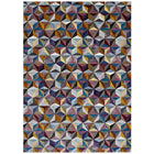 Modway Arisa Geometric Hexagon Mosaic Area Rug - 8 ft W x 10 ft L - Multicolored-Geometric Hexagon Mosaic Area Rug