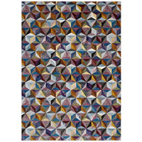 Modway Arisa Geometric Hexagon Mosaic Area Rug - 8 ft W x 10 ft L - Multicolored-Geometric Hexagon Mosaic Area Rug