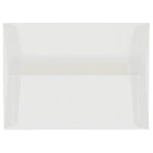 JAM Paper - Enveloppes d'invitation en vélin translucide A1 à 4 barres - 3,625 po x 5,125 po - Transparent - paquet de 25 (900797921)-Clair