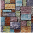 Modway Success Nyssa Abstract Geometric Mosaic Area Rug - 4 ft W x 6 ft L - Multicolored-Stain Resistant / Easy to Clean