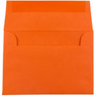 JAM Paper 4Bar A1 Coloured Invitation Envelopes - 3.625 x 5.125 - Orange Recycled - 50 Pack-These envelopes are perfect to use for sending invitations, greeting cards, RSVP's, thank you cards, gifts for birthdays, graduations, holidays and more