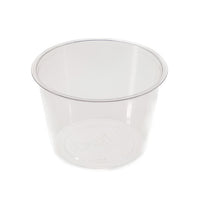 Eco-Packaging 4oz Compostable Portion Cup - Clear - 2000 Pack-Made from 100 percent renewable resources