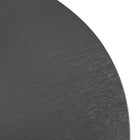 Manhattan Comfort Layla Modern Coffee and End Table - Black - Set of 2-Coffee Tabletop Diameter Measures 35.4 in. End Tabletop Diameter Measures 17.7 in