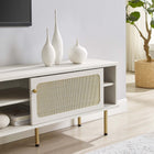 Modway Cambria 70" TV Stand - White-Particleboard Construction