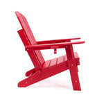 Lake Country - Chaise Adirondack pliante en PEHD - Rouge-Conception pliable