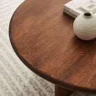 Modway Rivian Round 34" Coffee Table - Walnut-Assembly Required