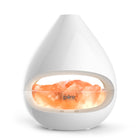 Pure Enrichment PureGlow Crystal Himalayan Salt Rock Diffuser-Relaxing Aromatherapy: Fill the 160ml water tank and add 4-6 drops of your favorite essential oil to moisturize and deodorize the room for up to 16 hours.