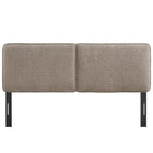 Modway - Lindee Tissu Boucle Tête de lit complète, Flocons d’avoine-7 Positions de montée