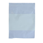 KL Rubber 4mil Recloseable Poly Bag with White ID Block & Hand Hole - 8" x 10" - 1000 Pack-Durable zipper with secure Reclosable closure

