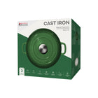 Maxwell & Williams - Cocotte en fonte verte avec couvercle 4L-Commodité du four à la cuisinière, sûr jusqu'à 200 degrés Celsius