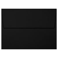 LUX A7 Invitation Envelopes (5 1/4 x 7 1/4), Midnight Black, 50 Pack (F-4580-B-50)-A7 invitation envelopes (5 1/4 x 7 1/4) are perfect for party invites/thank you cards/wedding invites/announcements/5x7 photos