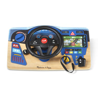 Vroom & Zoom - Tableau de bord en bois-Volant faisant semblant de jouer au jouet de conduite