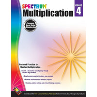 eBook: Spectrum 704509-EB Multiplication - Grade 4-You will receive two emails: one confirming your entire order, and one with a "Download Software" buttonYou can download immediately or return to your email to download later